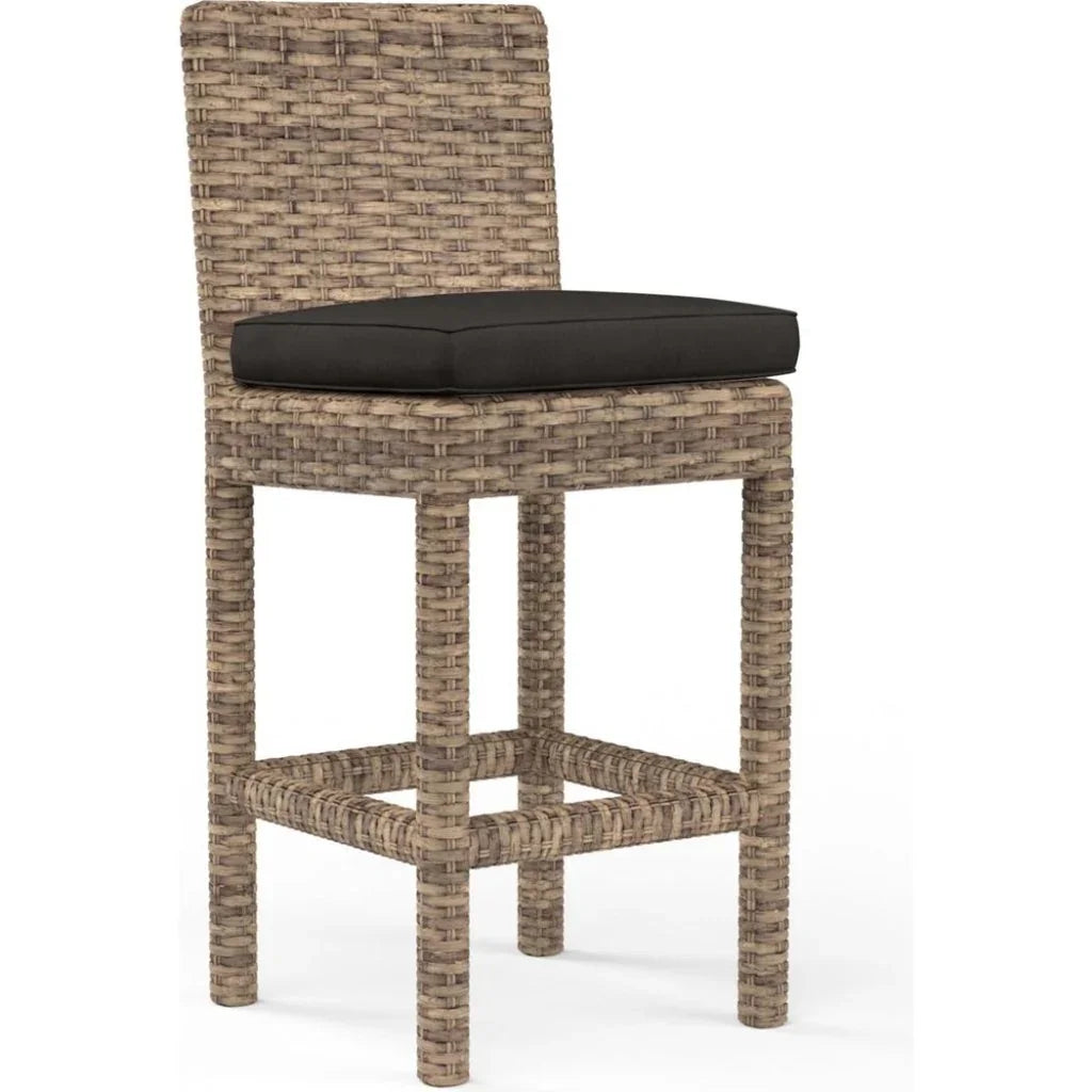 Sunset West Havana Sunbrella Outdoor Barstool 2PC