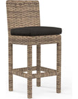 Sunset West Havana Sunbrella Outdoor Barstool 2PC
