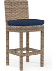 Sunset West Havana Sunbrella Outdoor Barstool 2PC
