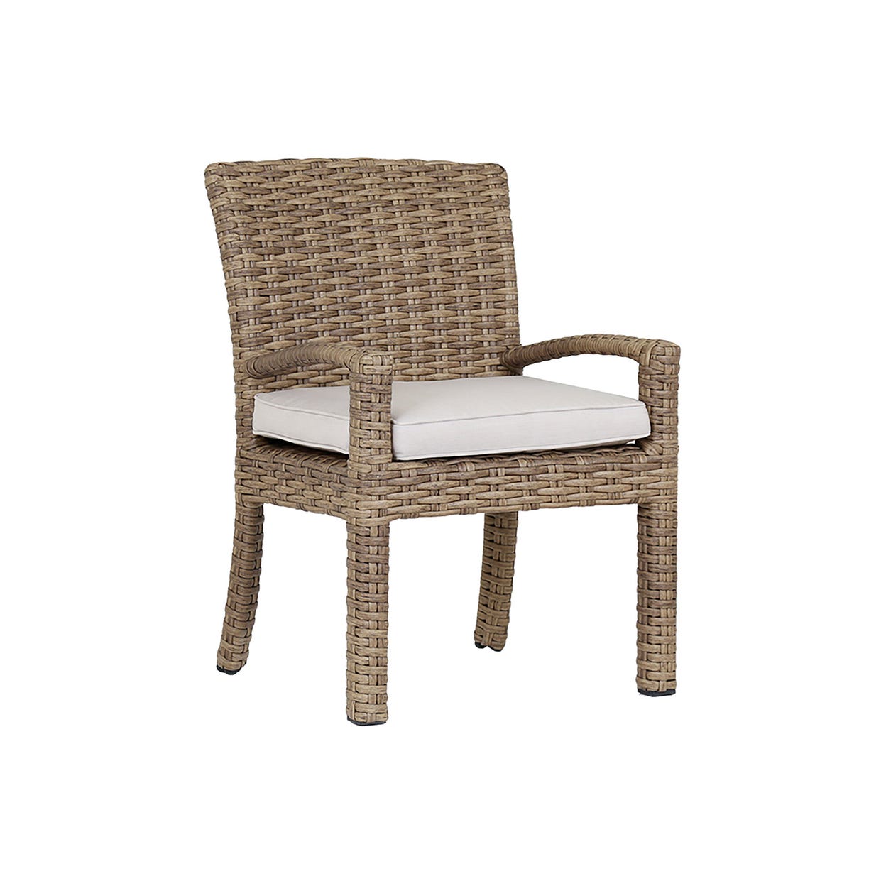Sunset West Havana Sunbrella Outdoor Dining Armchair 2PC