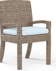 Sunset West Havana Sunbrella Outdoor Dining Armchair 2PC