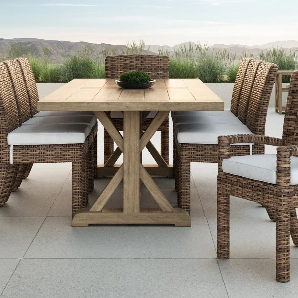 Sunset West Havana Sunbrella Outdoor Dining Chair 2PC