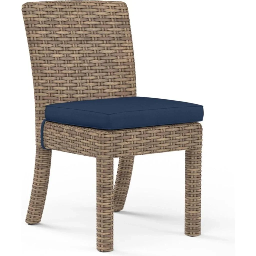 Sunset West Havana Sunbrella Outdoor Dining Chair 2PC
