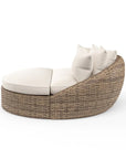 Havana Sunbrella Round Outdoor Daybed-Outdoor Daybeds-Sunset West-LOOMLAN