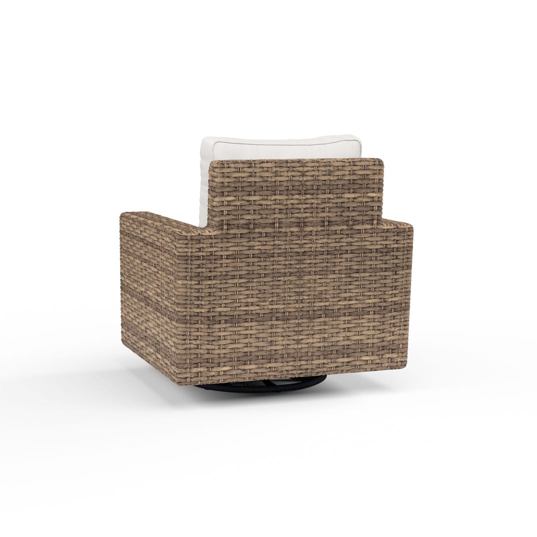 Sunset West Havana Sunbrella Swivel Outdoor Rocker