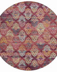 LOOMLAN Rugs Helissa Orange Washable Indoor-Outdoor Rug