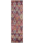 LOOMLAN Rugs Helissa Orange Washable Indoor-Outdoor Rug