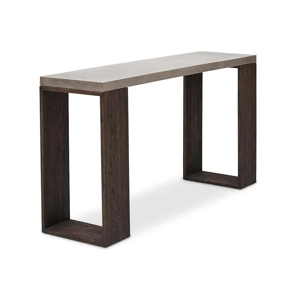 Heritage Fiber Reinforced Concrete Sofa Table-Outdoor Console Tables-Urbia-LOOMLAN