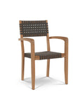 HiTeak Herning Teak Patio Square Dining Set 5PC