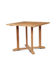 HiTeak Herning Teak Patio Square Dining Set 5PC