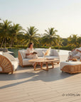 HiTeak HiTeak Solis Deep Seating Outdoor Club Chair