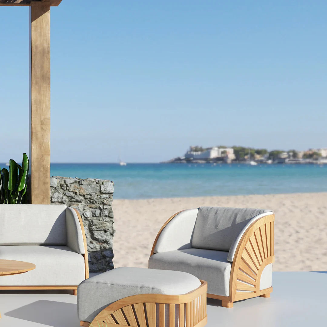 HiTeak HiTeak Solis Deep Seating Outdoor Club Chair