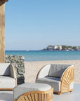 HiTeak HiTeak Solis Deep Seating Outdoor Club Chair