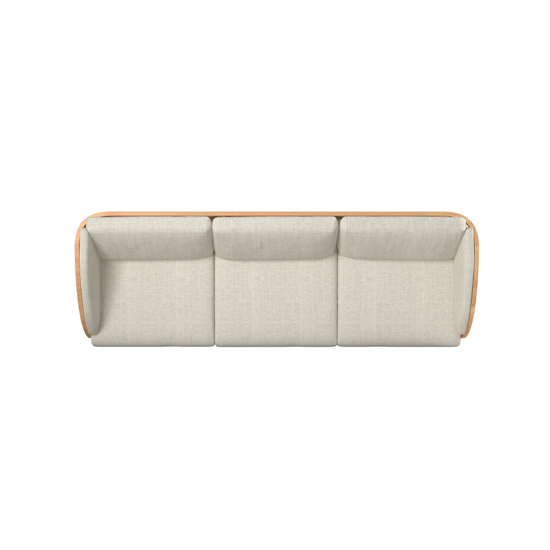 HiTeak HiTeak Solis Deep Seating Outdoor Sofa with Sunbrella