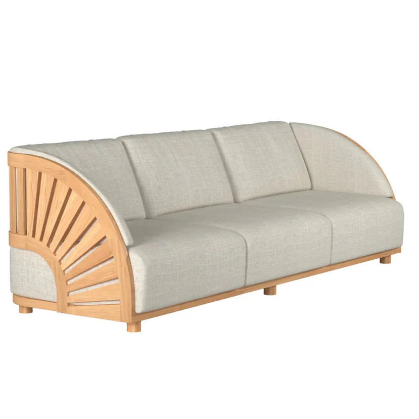 HiTeak HiTeak Solis Deep Seating Outdoor Sofa with Sunbrella