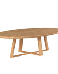 HiTeak Solis Oval Teak Wood Coffee Table
