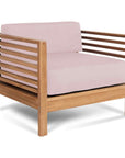 Summer Outdoor Deep Seating Set with Pink Subrella 5PC
