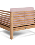 Summer Outdoor Deep Seating Set with Pink Subrella 5PC