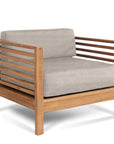 Summer Outdoor Deep Seating Set with Silver Subrella 5PC