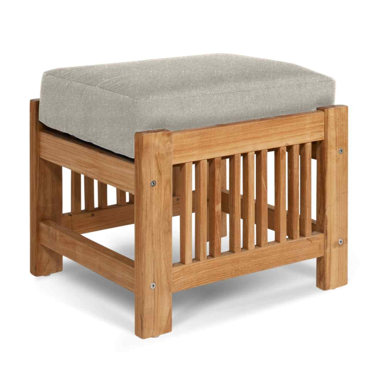 Summer Outdoor Deep Seating Set with Silver Subrella 5PC