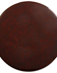 Emissary Hourglass Red Ceramic Garden Stool