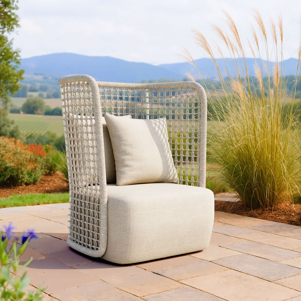 Zuo Modern Hudu Olefin Fabric Outdoor Accent Chair