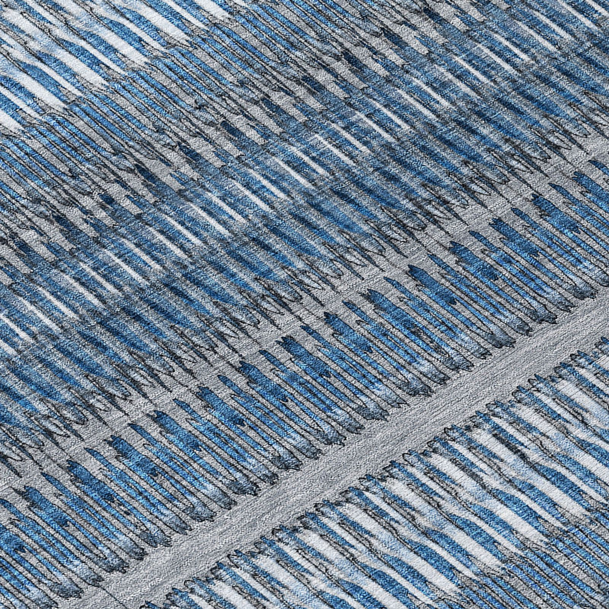 Addison Rugs Hushed Blue Washable Indoor-Outdoor Rug