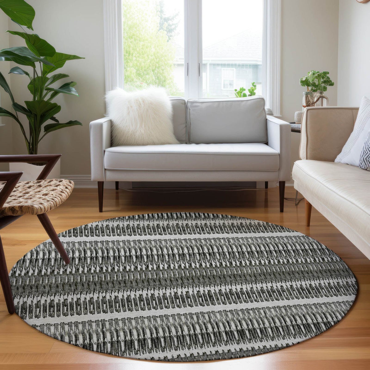 Addison Rugs Hushed Grey Washable Indoor-Outdoor Rug