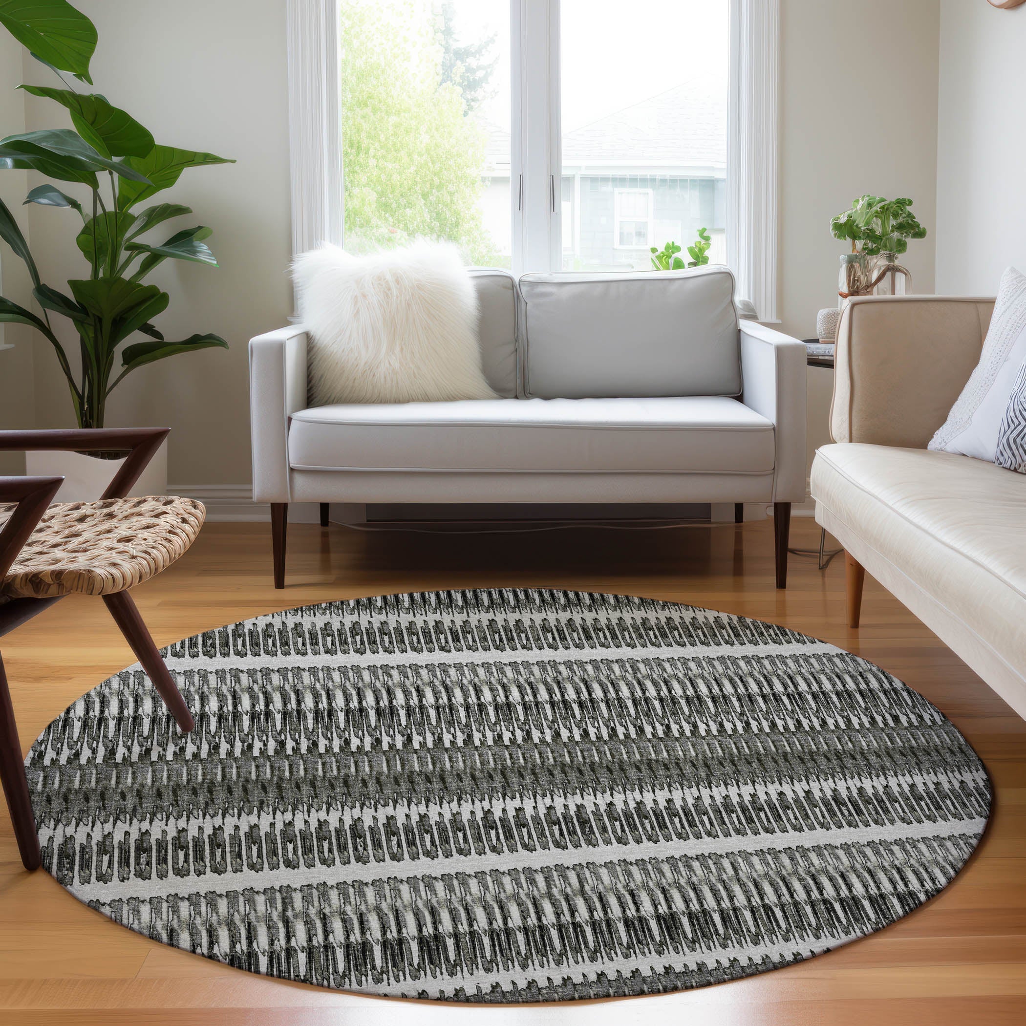Addison Rugs Hushed Grey Washable Indoor-Outdoor Rug