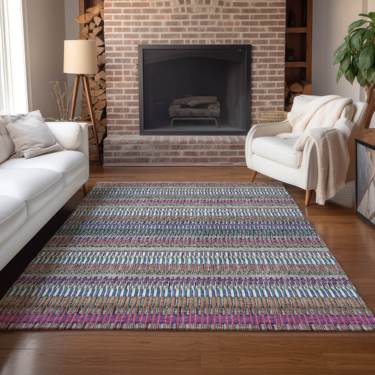Addison Rugs Hushed Taupe Washable Indoor-Outdoor Rug