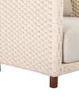 Ivory Coast Fabric Outdoor Club Chair