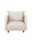 Ivory Coast Fabric Outdoor Club Chair