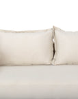 Ivory Coast Fabric Outdoor Loveseat
