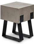 Industrial Fiber Reinforced Concrete Side Table - LOOMLAN - Urbia - Outdoor Side Tables