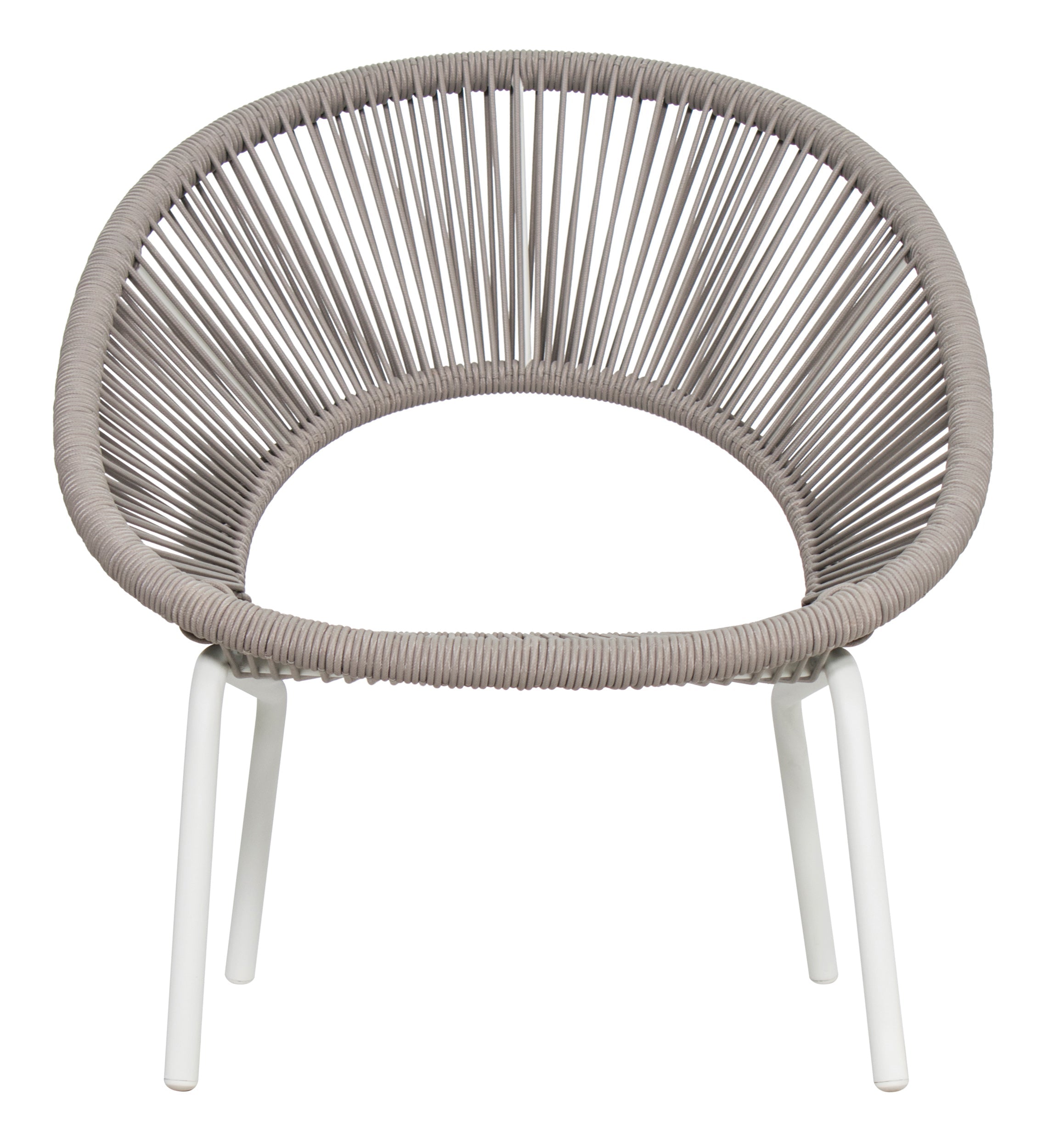 Ionian Lounge Chair - White Outdoor Accent Chair