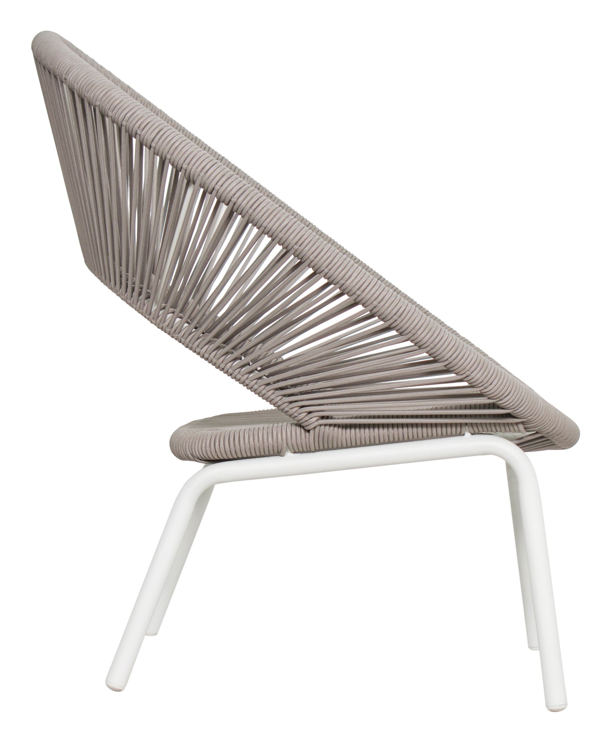 Ionian Lounge Chair - White Outdoor Accent Chair