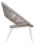 Ionian Lounge Chair - White Outdoor Accent Chair