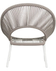 Ionian Lounge Chair - White Outdoor Accent Chair