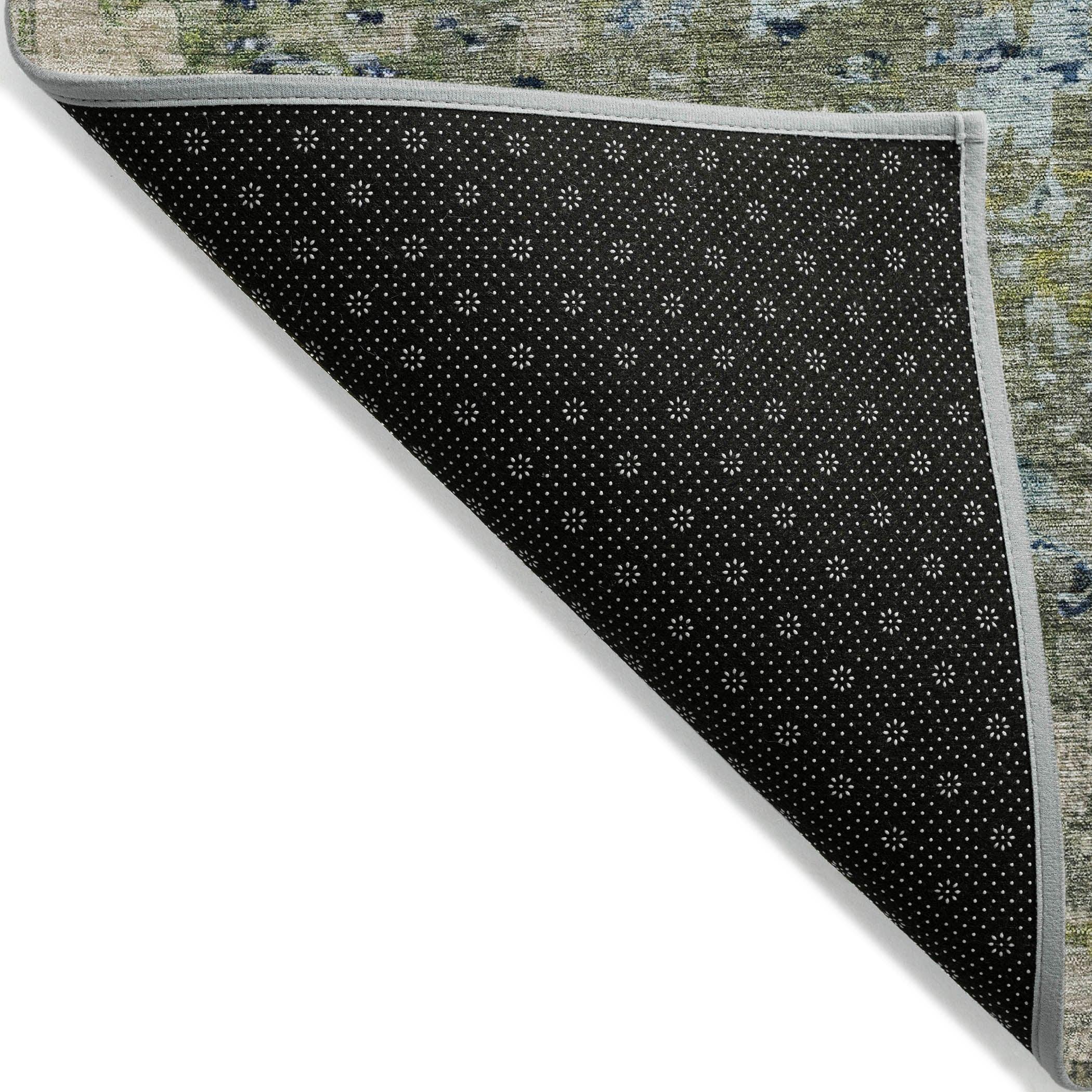 Addison Rugs Iriain Blue Washable Indoor-Outdoor Rug