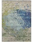 Addison Rugs Iriain Blue Washable Indoor-Outdoor Rug