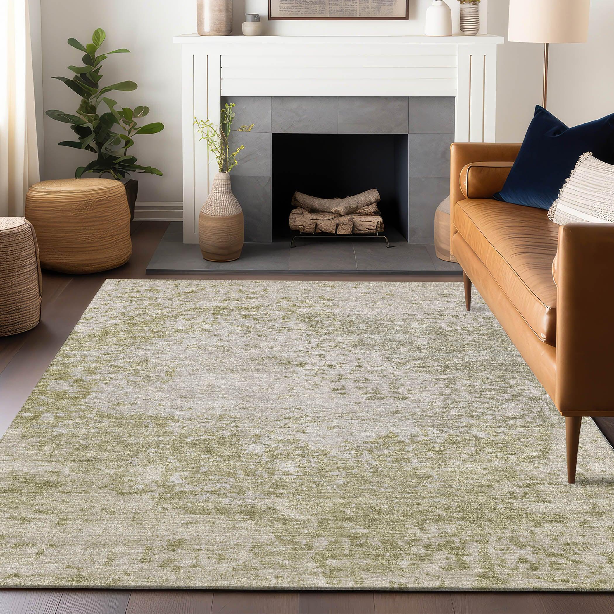 Addison Rugs Iriain Brown Washable Indoor-Outdoor Rug