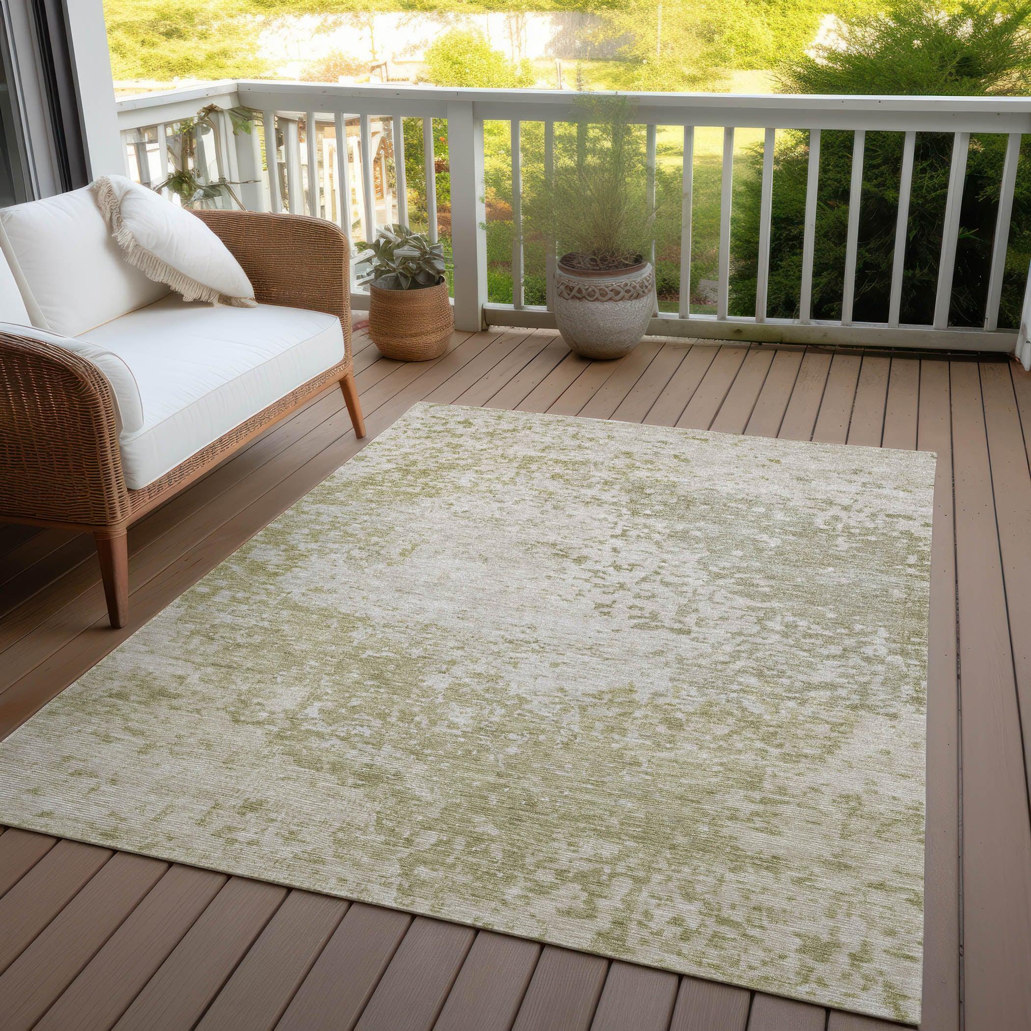 Addison Rugs Iriain Brown Washable Indoor-Outdoor Rug