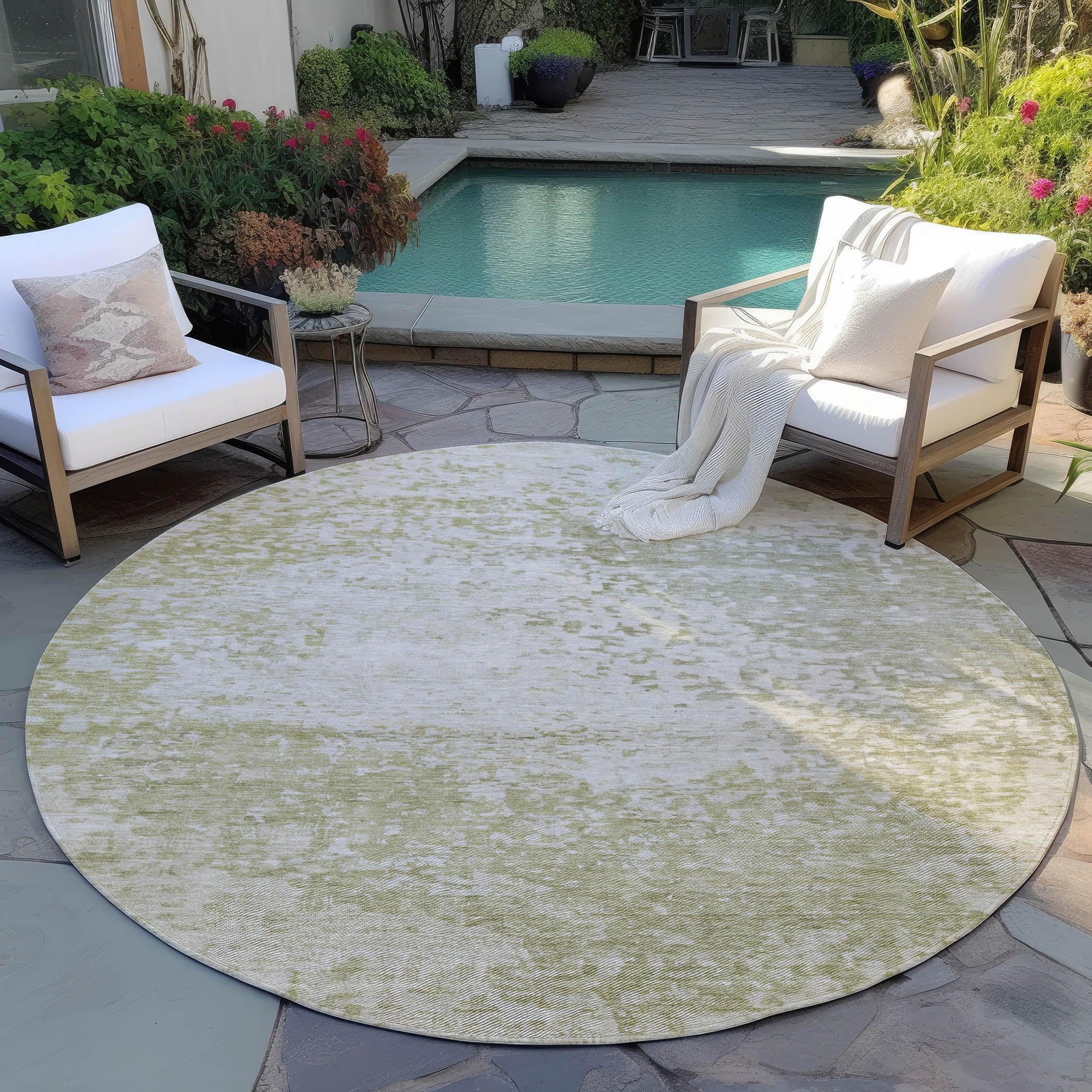 Addison Rugs Iriain Brown Washable Indoor-Outdoor Rug