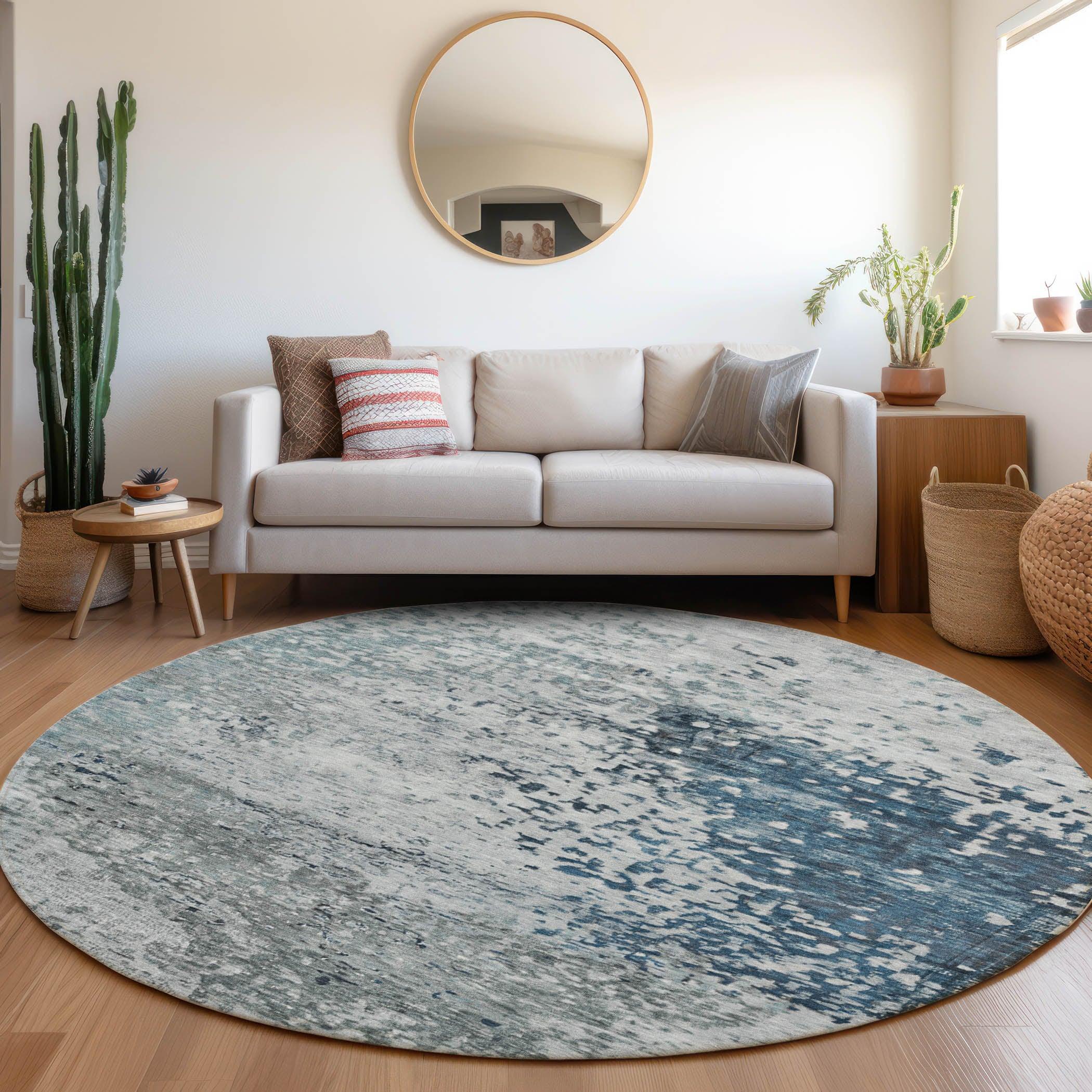 Addison Rugs Iriain Denim Washable Indoor-Outdoor Rug