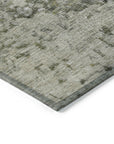 Addison Rugs Iriain Gray Washable Indoor-Outdoor Rug