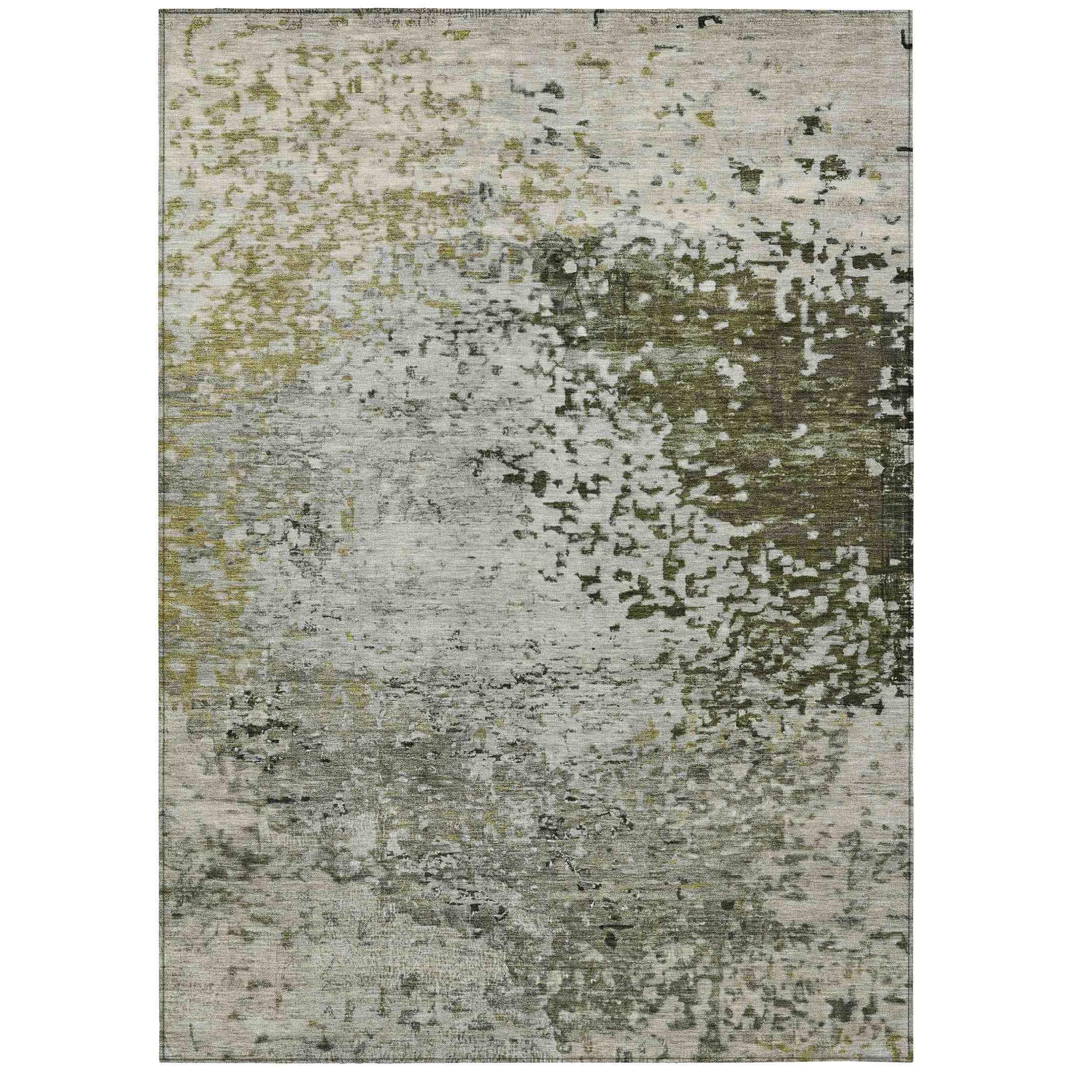 Addison Rugs Iriain Gray Washable Indoor-Outdoor Rug