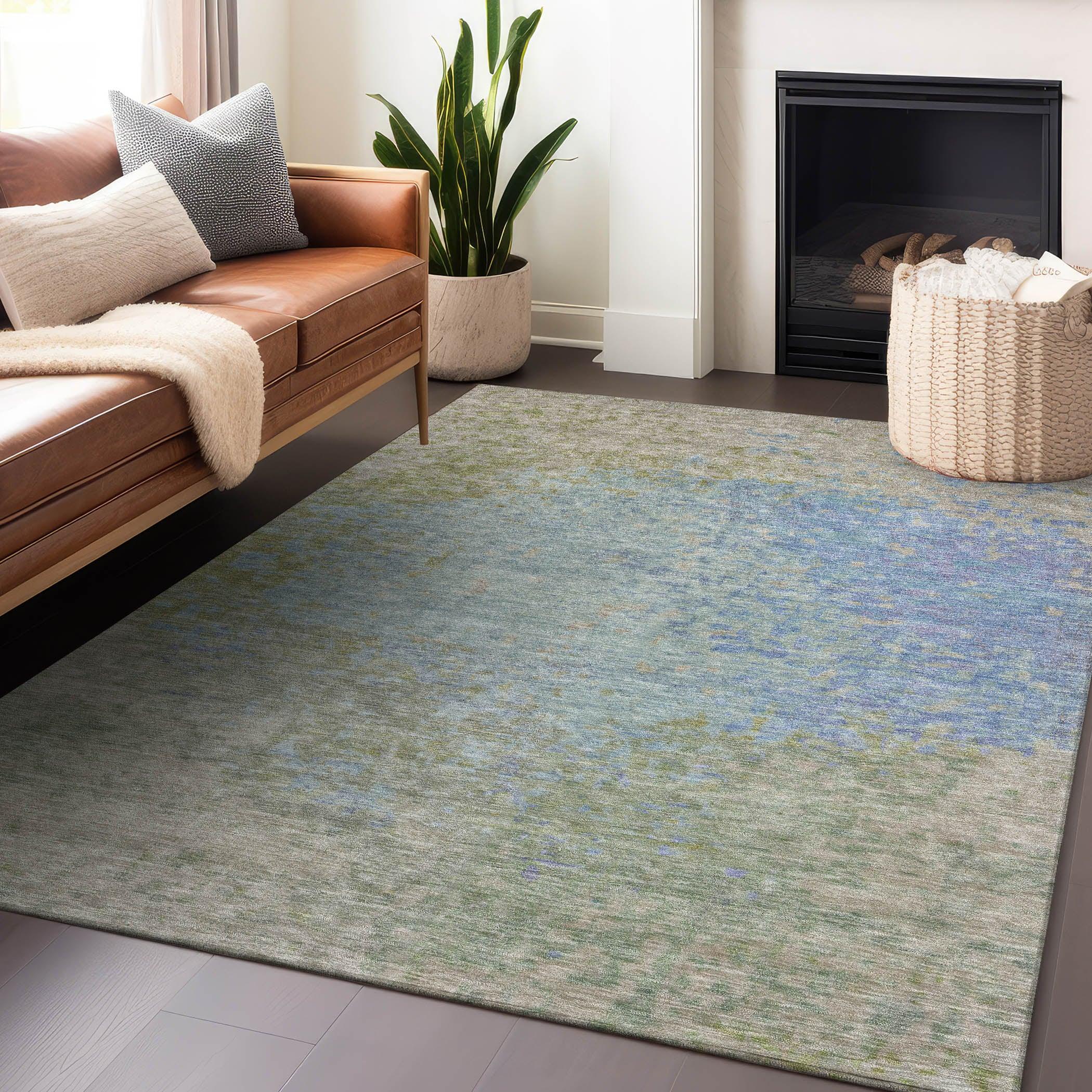 Addison Rugs Iriain Sky Washable Indoor-Outdoor Rug