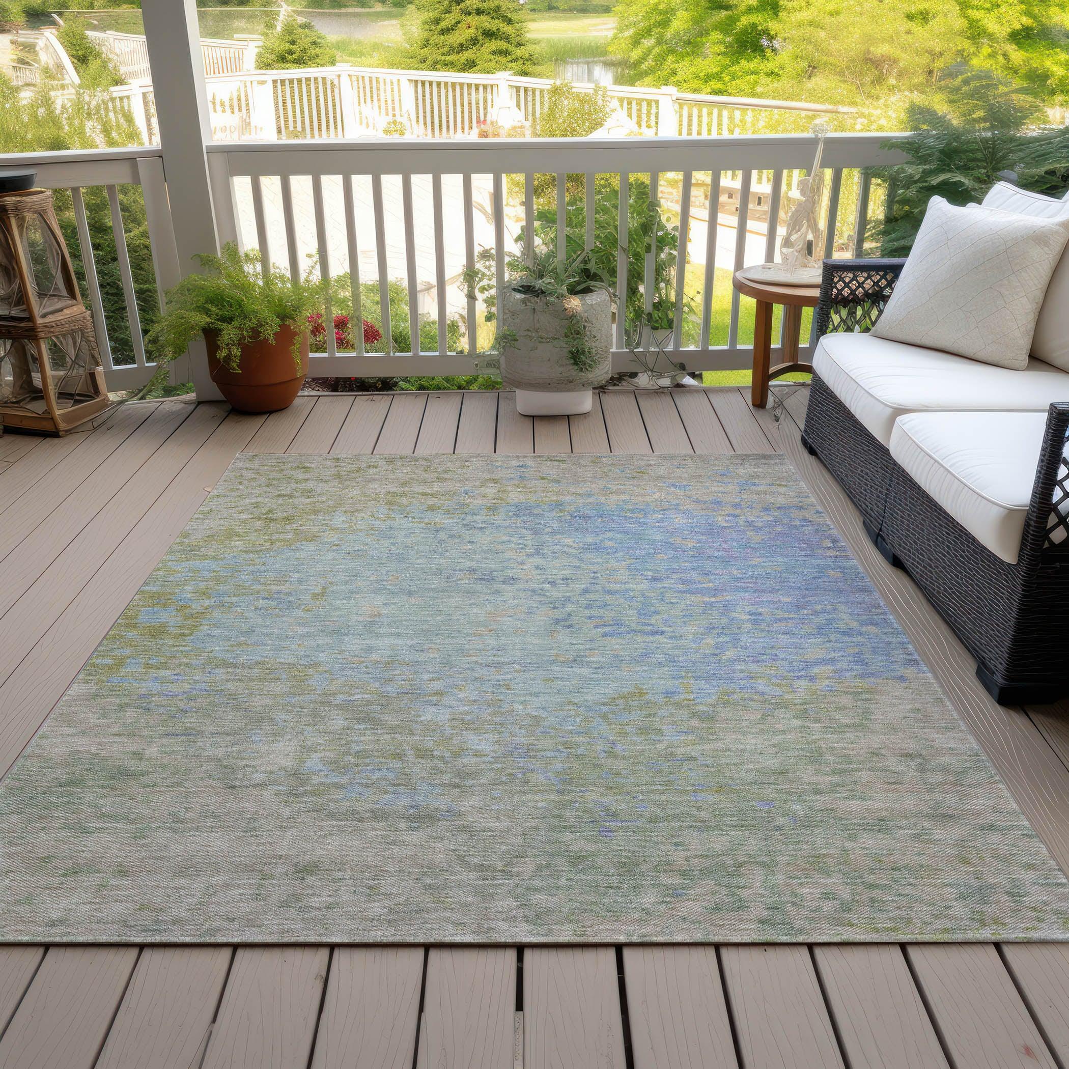 Addison Rugs Iriain Sky Washable Indoor-Outdoor Rug