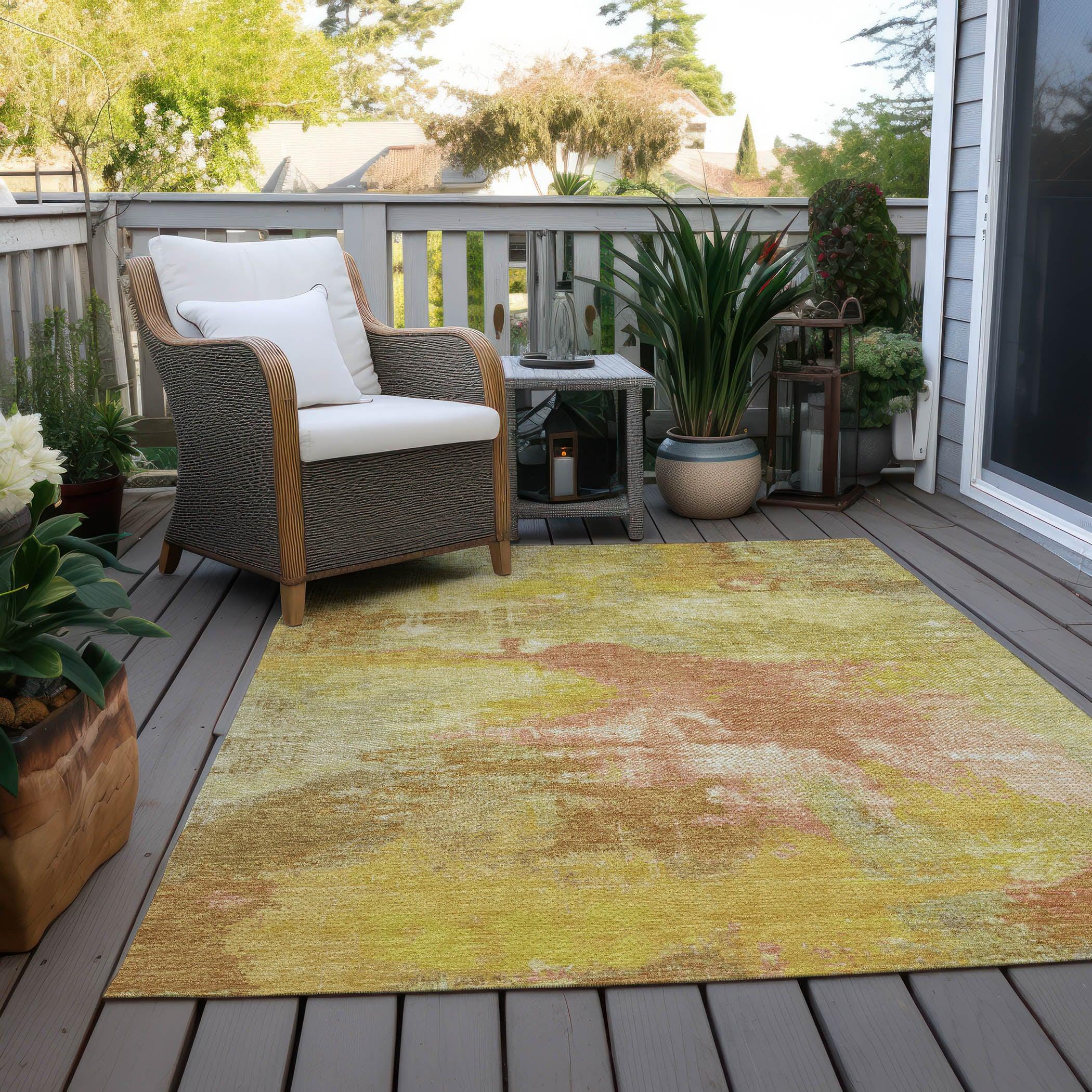 Addison Rugs Iriara Aloe Washable Indoor-Outdoor Rug