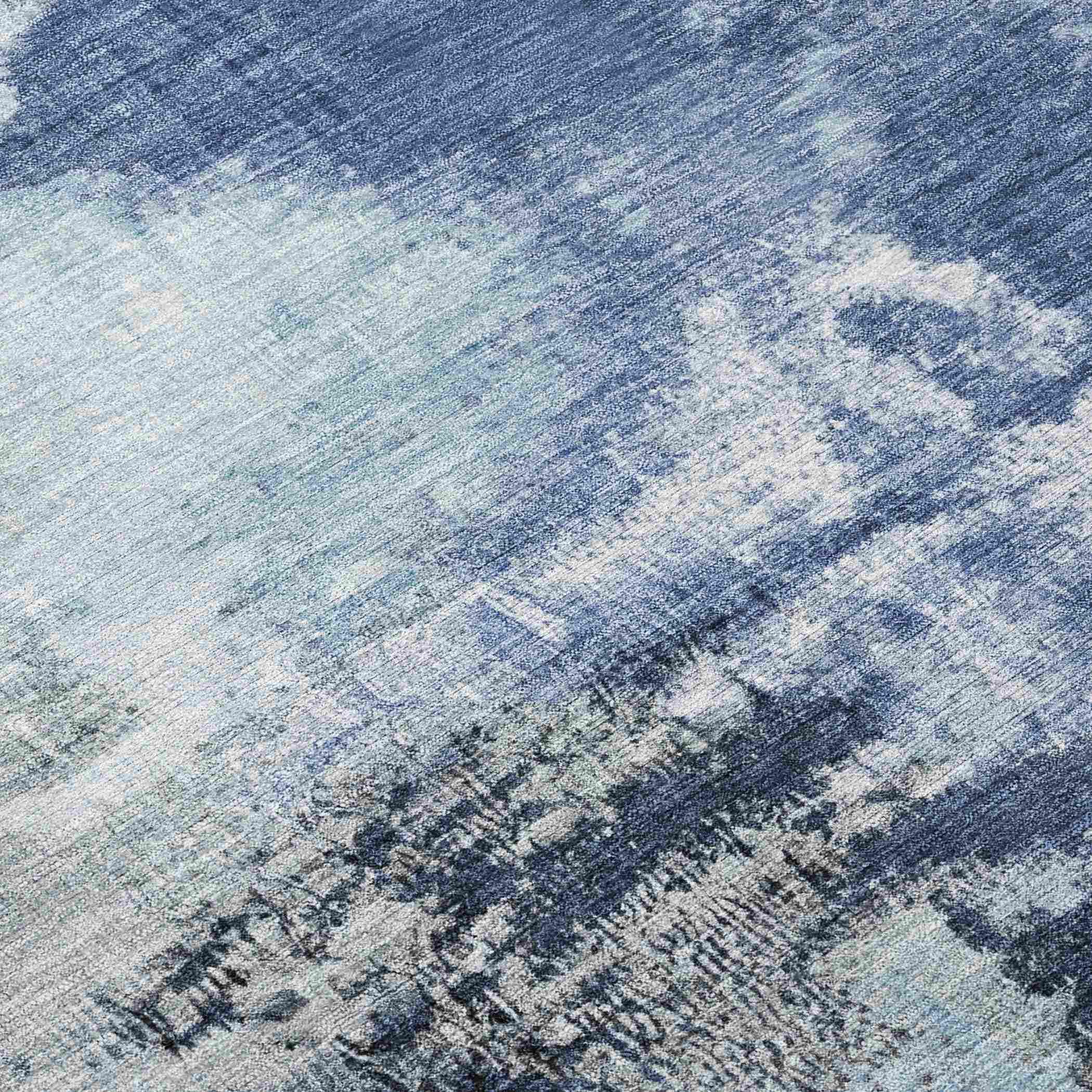 Addison Rugs Iriara Blue Washable Indoor-Outdoor Rug